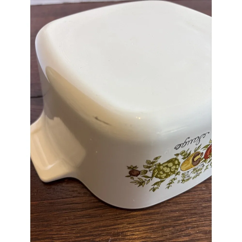 Corning‎ Ware Vintage A1 1/2B Quart Dish With Pyrex Glass Lid Oven Microwave